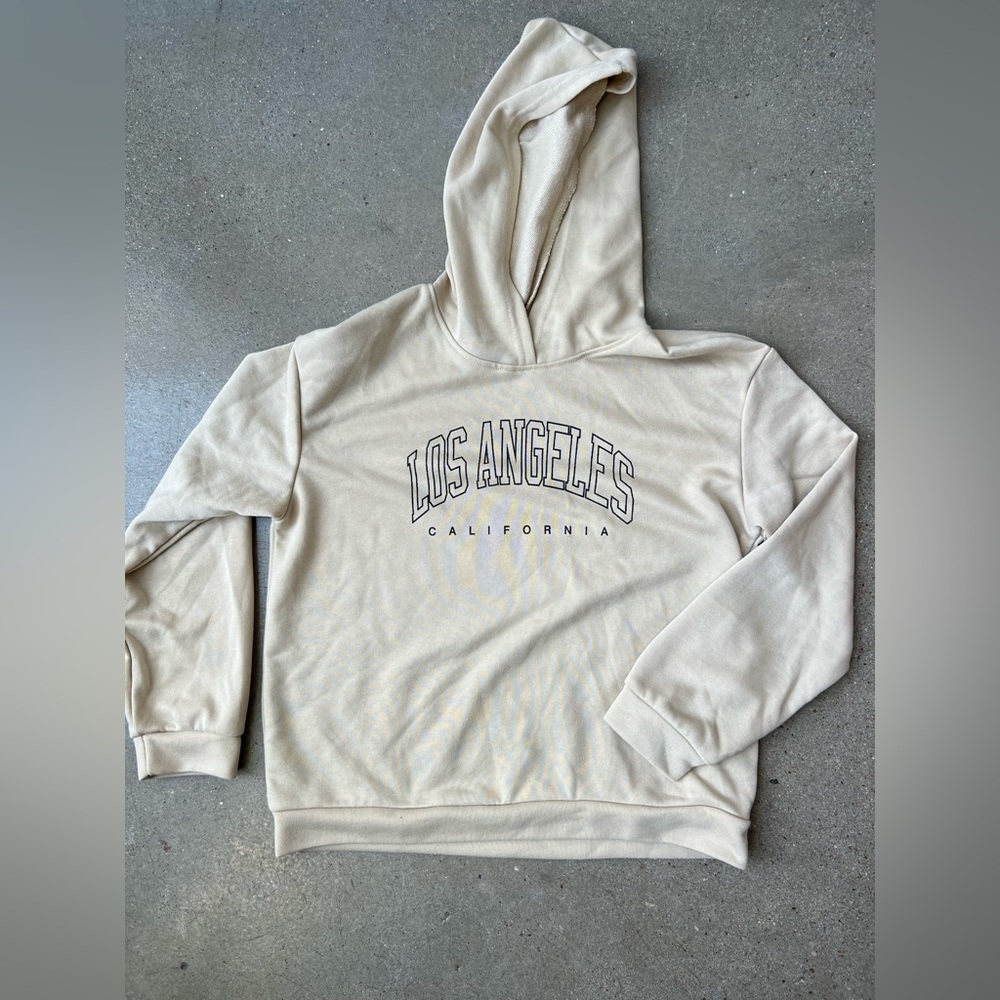 Shein brand Los Angeles California pullover hoodie